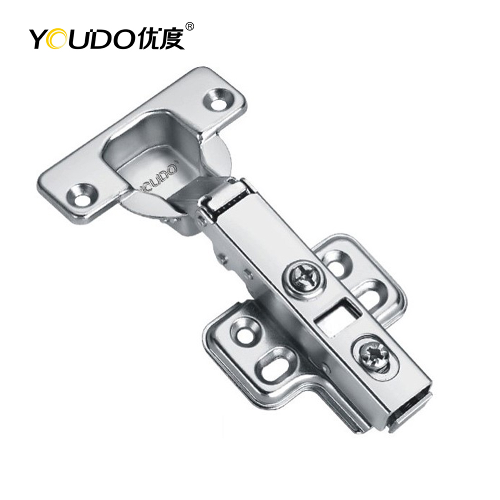 YOUDO Factory 35mm Cup Clip on Hinges YD-615 Iron Buffering Soft Close Hinges Concealed Hydraulic Hinge Furniture Hardware