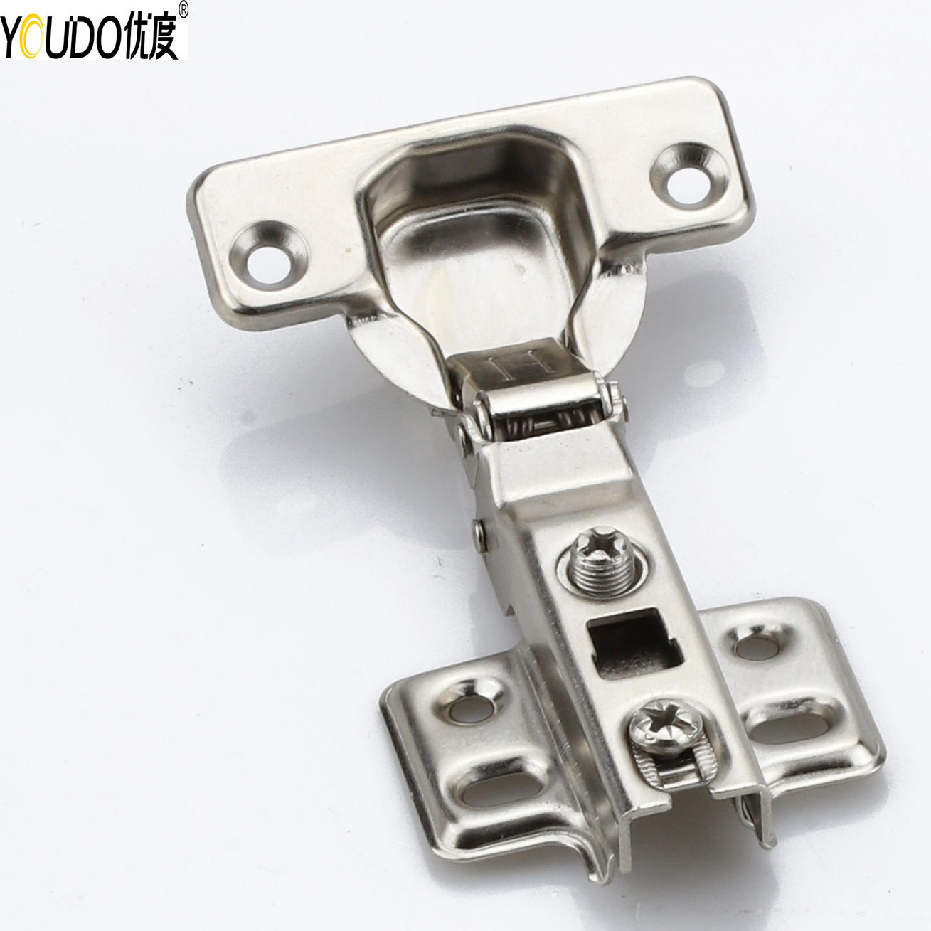 YOUDO Furniture Hardware Negative 45 Degree Furniture Hinges YD-(-645) Special Angle Hydraulic Soft Close Cabinet Hinges