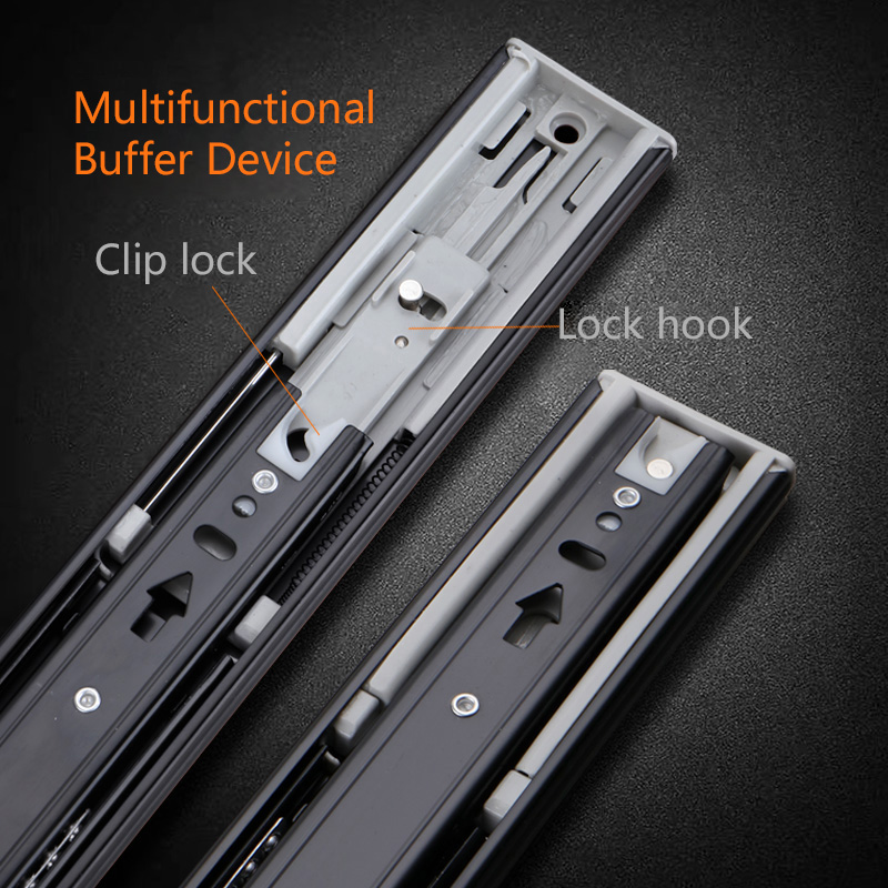 YOUDO HD45 3-fold Full Extension Ball Bearing Slide Mute Drawer Slide (3).jpg